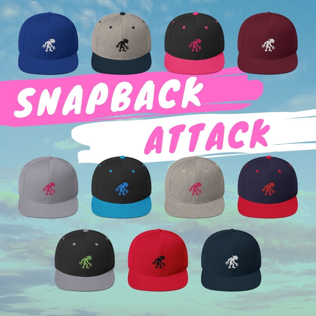 The Snapbacks are here. Grab one to protect your head from the sun, or just to look cool - your choice.
